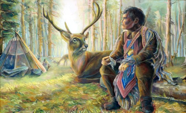 Эвенки Якутии живопись