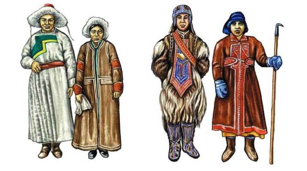 Племена эвенков в Сибири 17 век