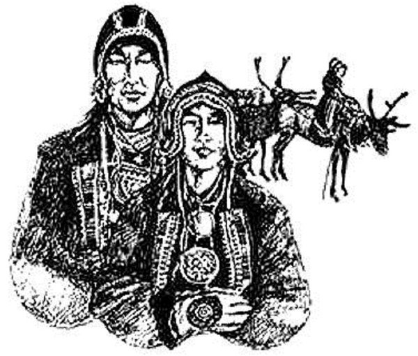 Рисунки народов эвенков