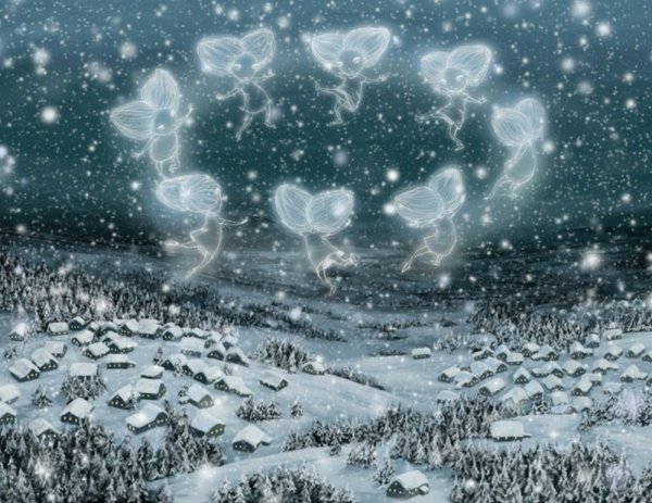 Снег танцует