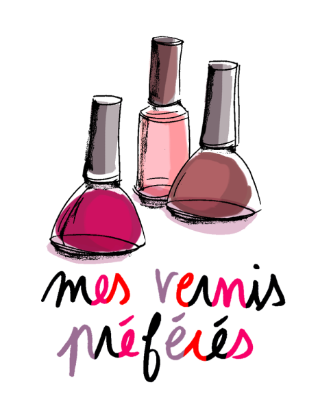 Нарисованный лак для ногтей