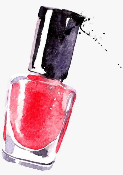 Нарисованный лак для ногтей