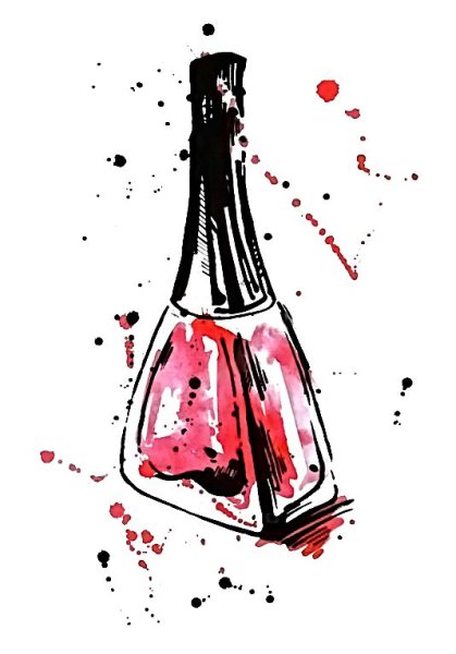 Лак для ногтей эскиз