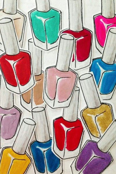 Лак для ногтей иллюстрация