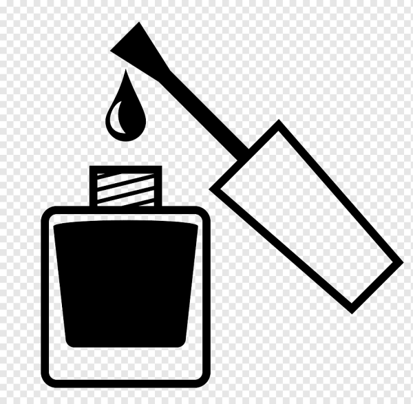 Лак для ногтей силуэт