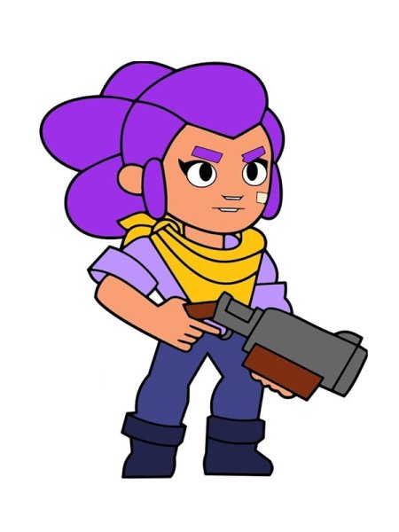 Первая версия Шелли из БРАВЛ старс