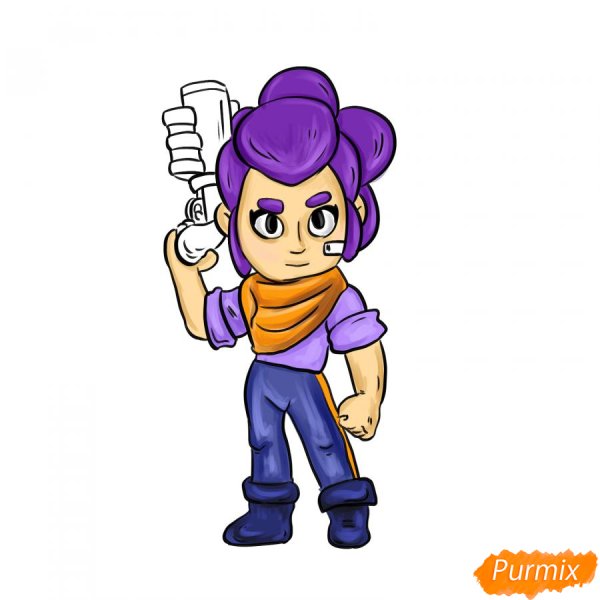 Шелли Браво старс карандашом