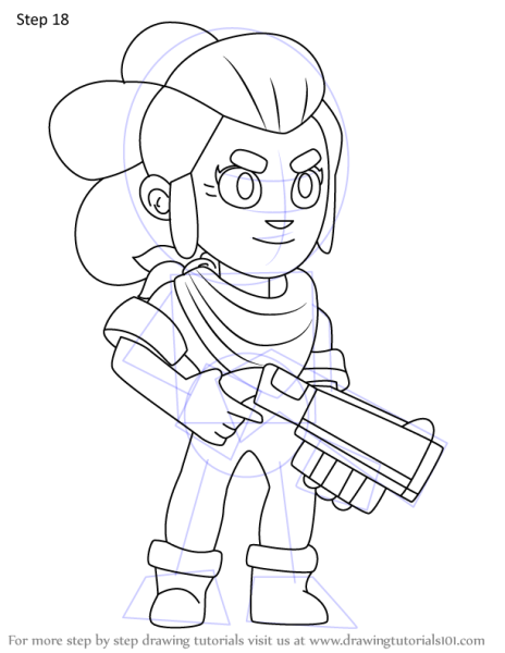 Раскраска Браво старс Шелли