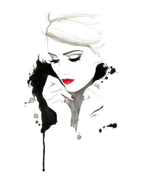 Графический образ девушки