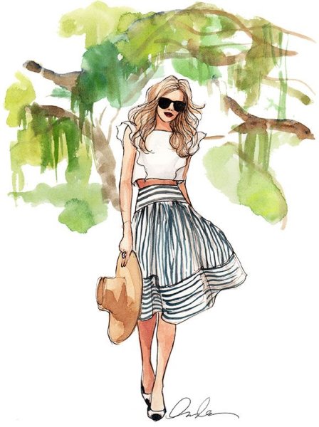 Модные иллюстрации Inslee Haynes