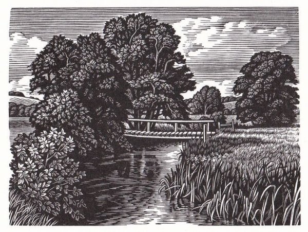 Эстамп линогравюра