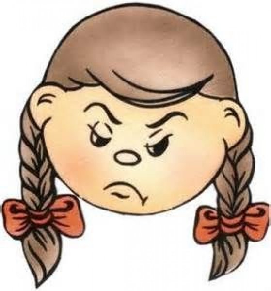 Грустные мордашки детей