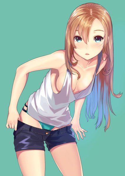 Аниме девушки в шортах