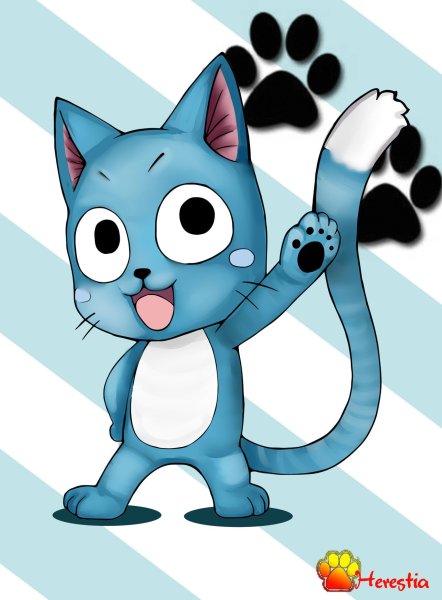 Хвост феи раскраска Хэппи