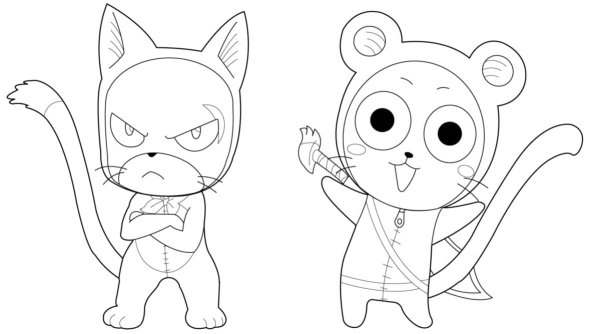 Хэппи Фейри Тейл карандашом