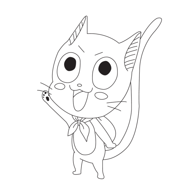 Аниме рисунки для начинающих животные