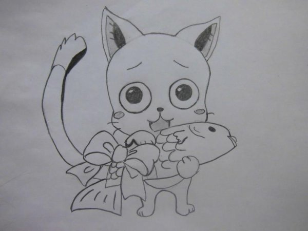 Шарли хвост феи карандашом