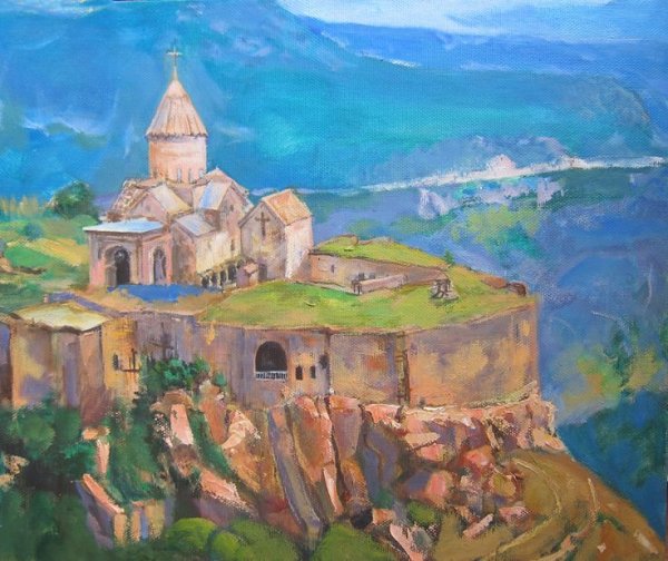 Монастырь Татев в живописи художники Армении