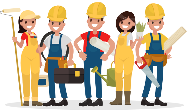 Ремонтная бригада рисунок