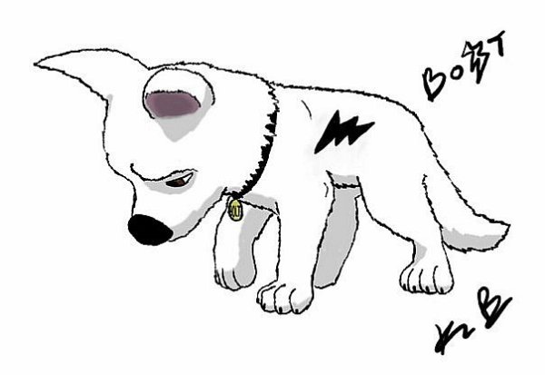 Собака в паинте