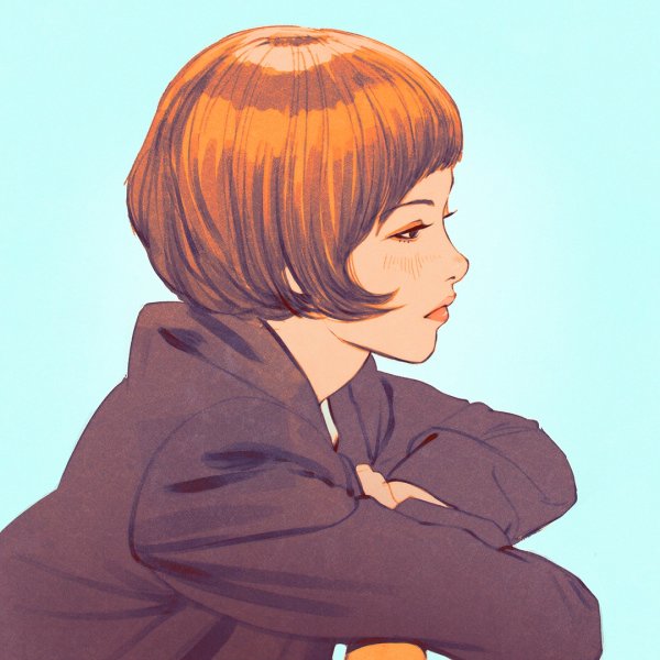 Мультяшные девочки с короткими волосами