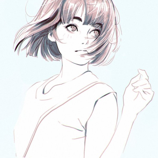 Ilya Kuvshinov арт в полный рост