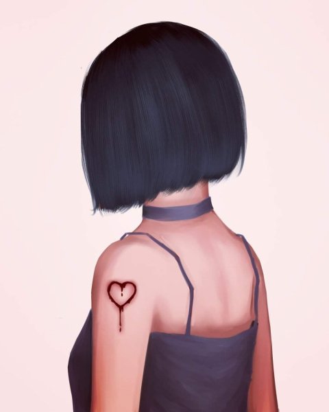 Девушка с каре