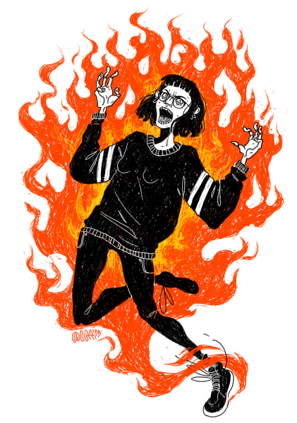 Агрессия иллюстрация