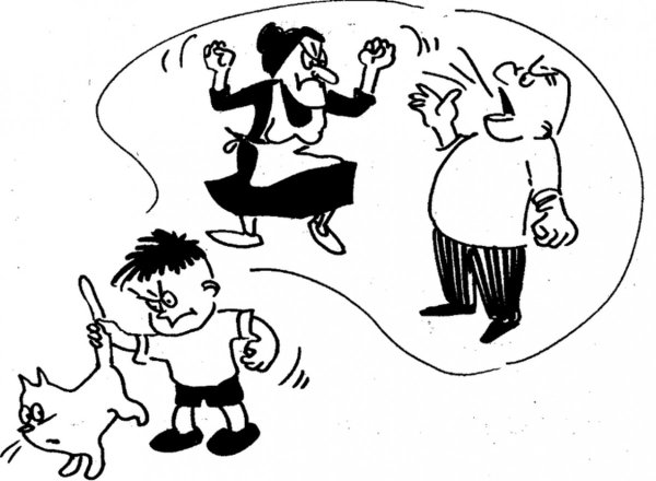 Агрессия иллюстрация