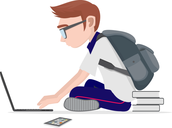 Обработка информации иллюстрация