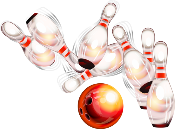 Боулинг векторное изображение