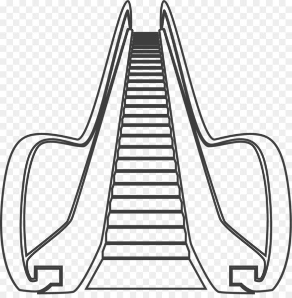 Эскалатор раскраска для детей