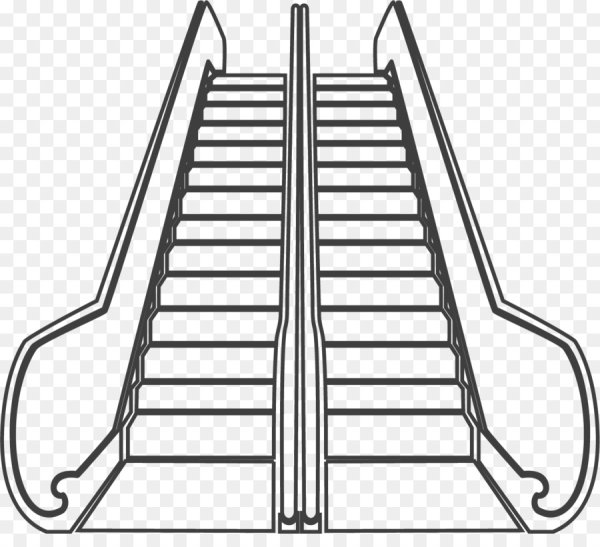 Эскалатор раскраска