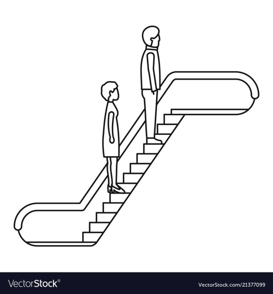 Эскалатор мультяшный