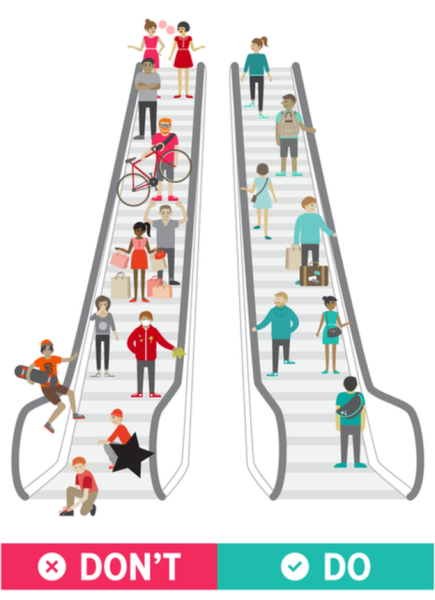 Эскалатор мультяшный