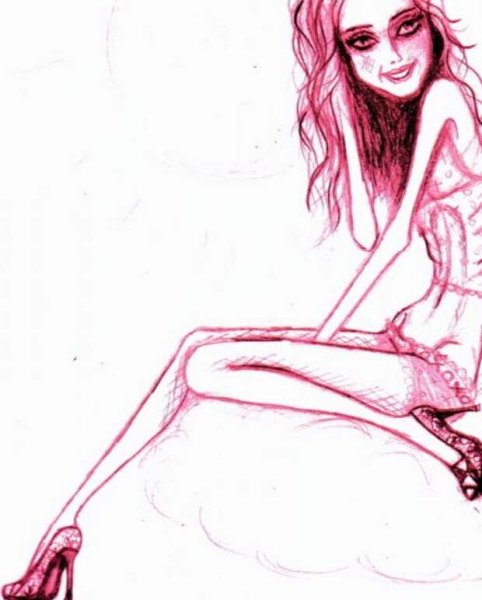 Анорексички карандашом