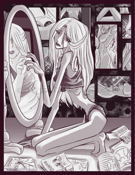 Рисунки карандашом худых девушек