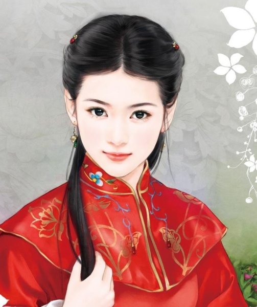 Портрет китайской девушки