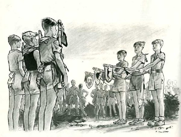 Скауты художника Пьера Жубера