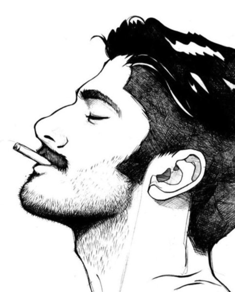 Мужчина рисунок