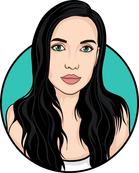 Портрет в векторном стиле