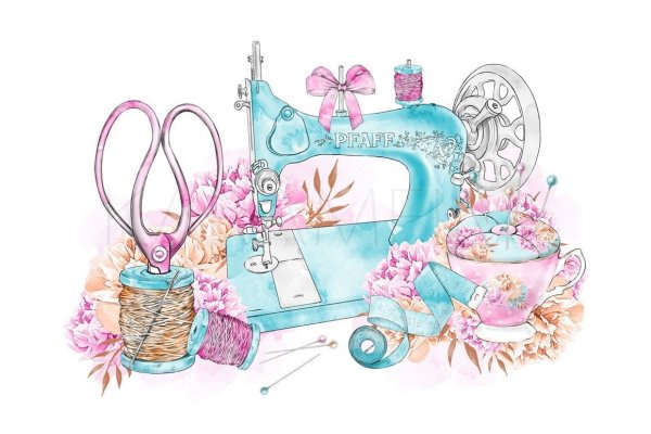 Открытка для швеи