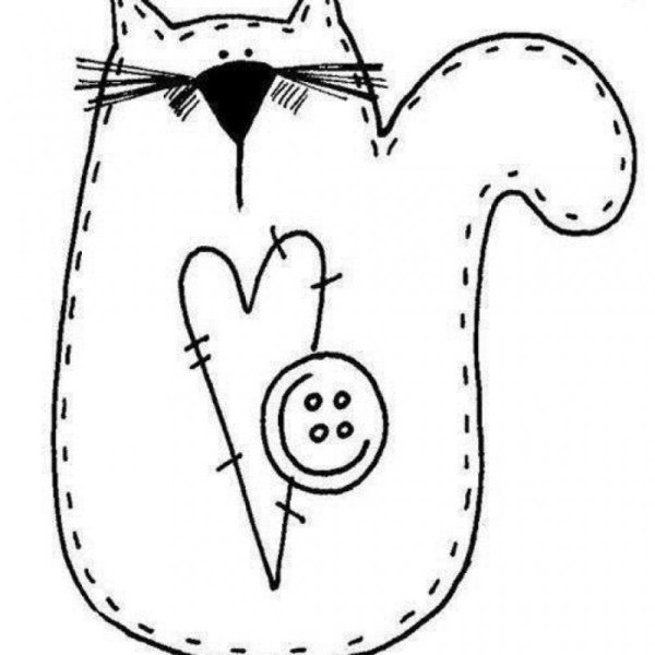 Выкройка кота