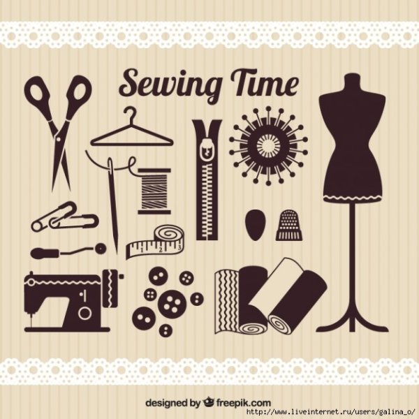 Иллюстрации ателье швейного