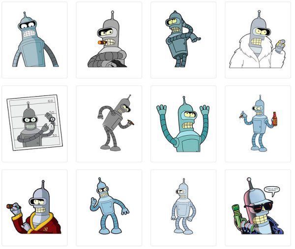 Стикеры телеграм персонажи