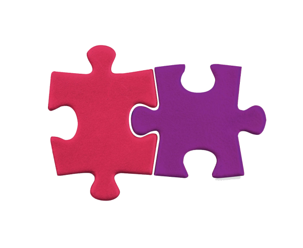 Пазл из двух деталей