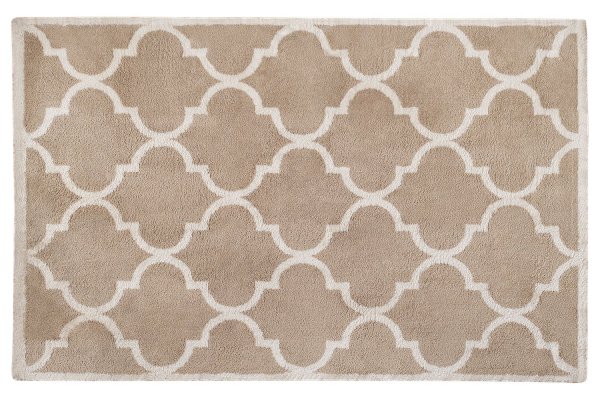 Ковер бежевый современный