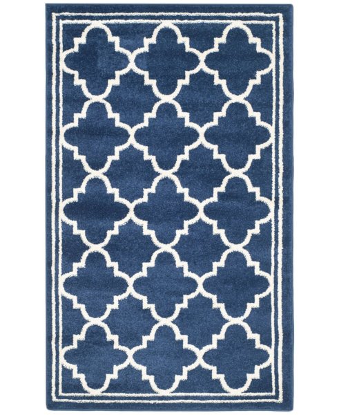 Ковер с синим орнаментом