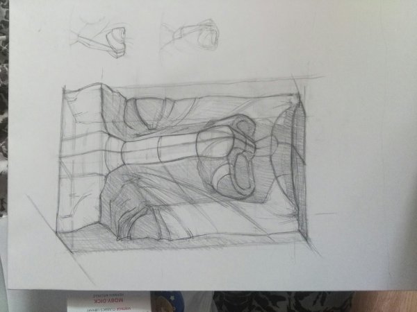 Конструктивное построение носа Давида