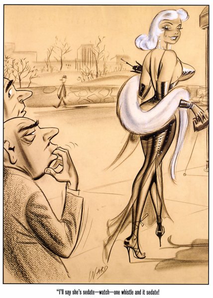 Художник Билл Уорд пин ап